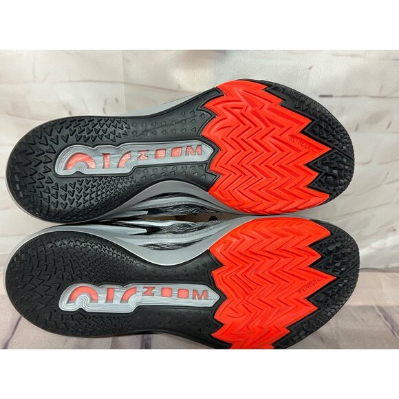 Nike Air Zoom GT Cut 2 Envision Bred Mens Basketball Shoes Size 18 Black White - Picture 7 of 12